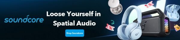 Soundcore by Anker Q20i Noise Cancelling Headphones+ P20i True Wireless Earbuds |