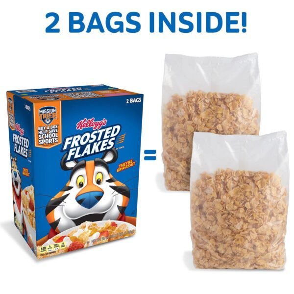 0003800014636_B1.jpg Kellogg's Frosted Flakes 55 oz - 2 bags inside