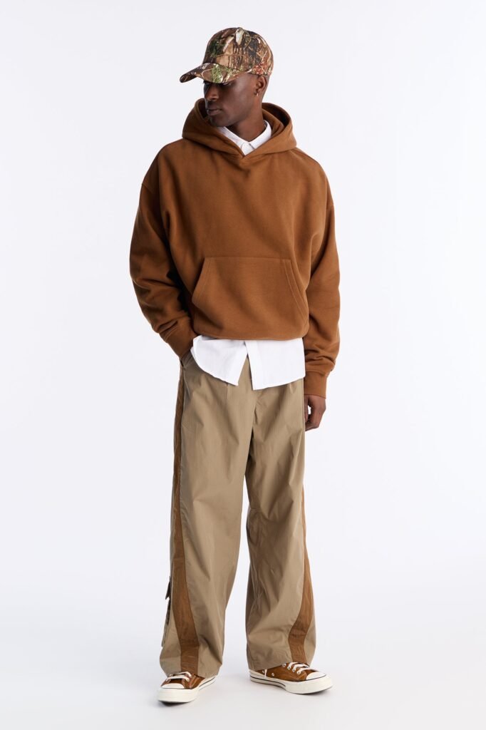 Wide Leg Rear All Over Pocket Tech Pant