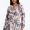 Vale Chiffon Tie Waist Romper