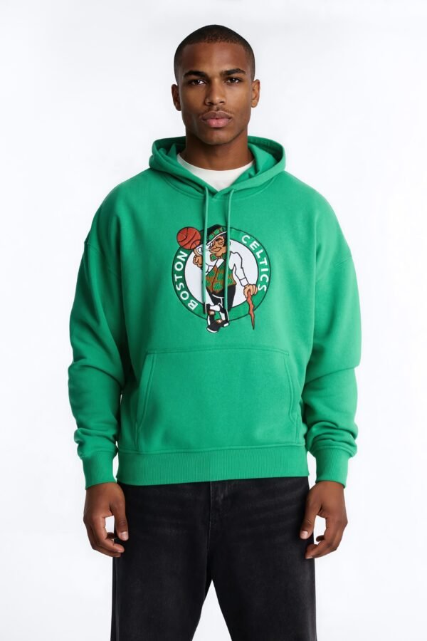 Celtics Old English Embroidery Hoodie