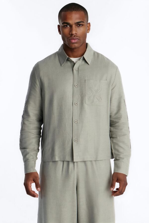 Tropical Fearless Button Up Shirt