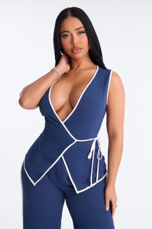 Natalia Sleeveless Pant Set