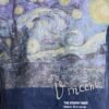 Vincent Van Gogh Starry Night Embroidered Mineral Wash Fleece Tee