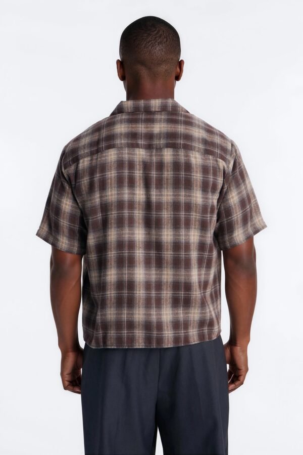 Your Weekend Plaid Cuban Collar Button Up Shirt