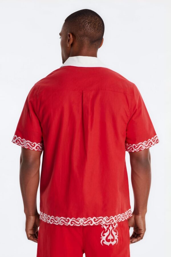 Coastal Isla Cuban Button Up Shirt