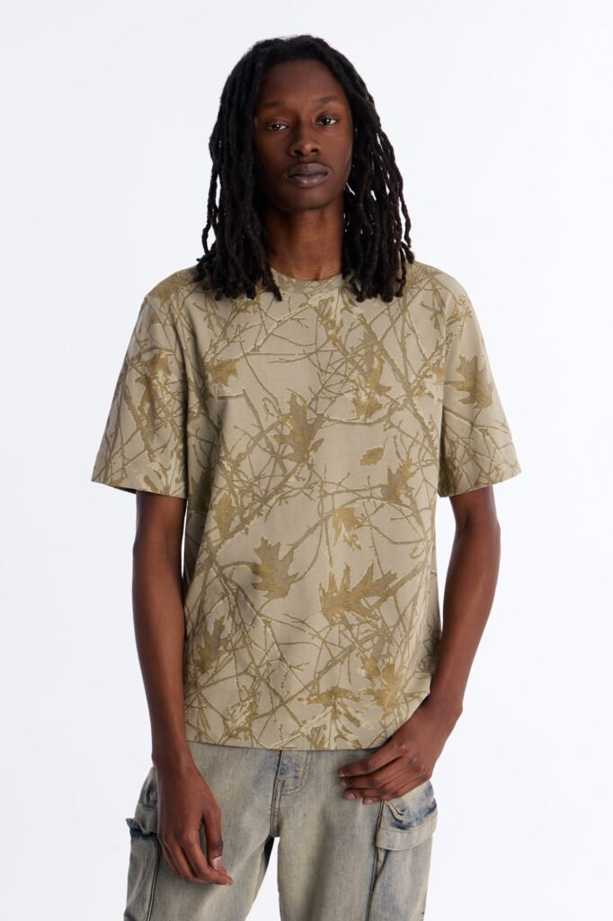 Boxy Carbon Camo Tee