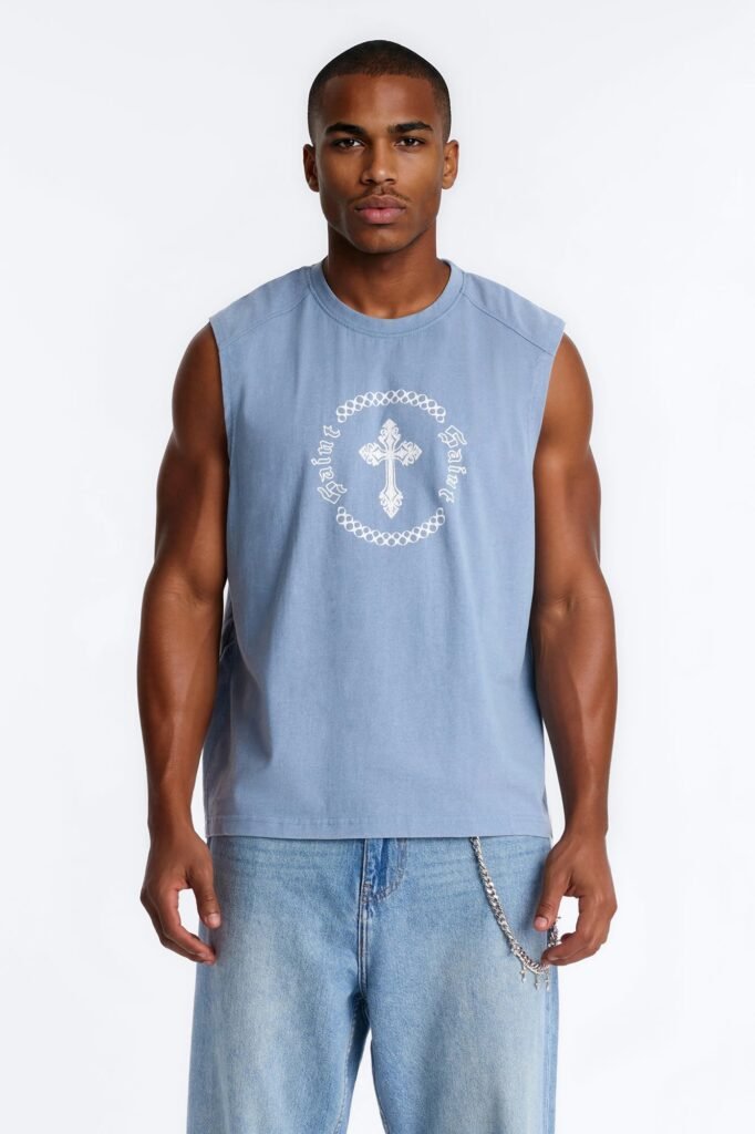 Forsaken Washed Muscle Tee