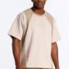 LA Embroidery Paneled Fleece Tee
