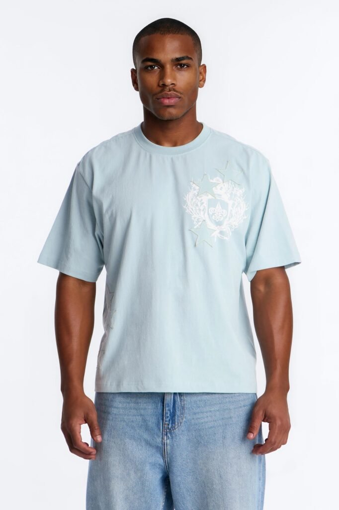 Star Royal Crest Washed Boxy Short Sleeve Tee
