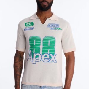 88 Apex Johnny Collar Knit Top