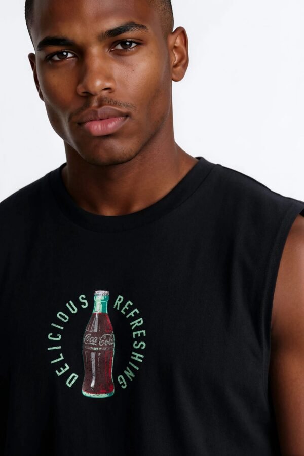 Coca Cola Sold Here Heavy Weight Muscle Tee