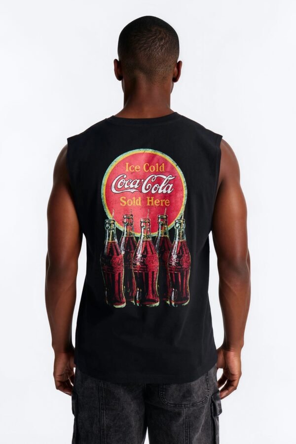 Coca Cola Sold Here Heavy Weight Muscle Tee