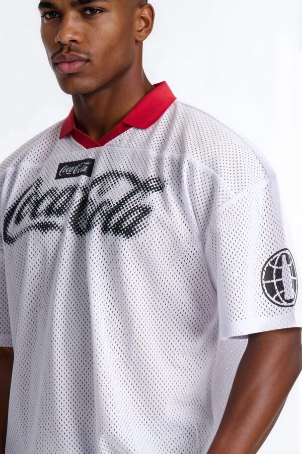 Coca Cola 86 Johnny Collar Soccer Jersey