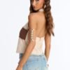 Summer Awaits Hardware Linen Halter Top