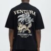 Dragon Palm Short Sleeve Knitted Shirt