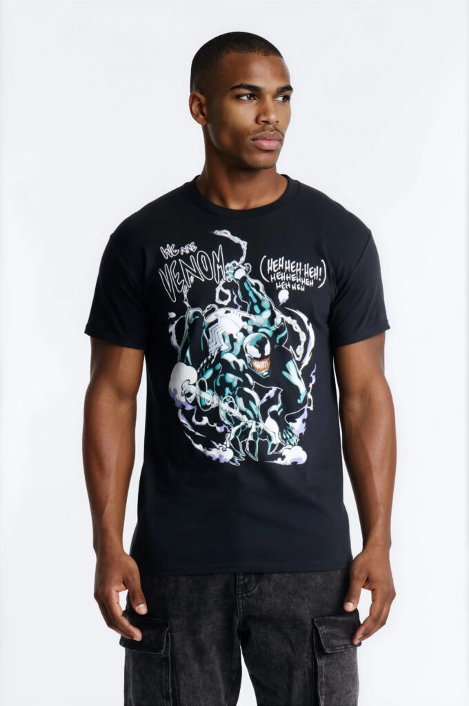 Venom Swinging In Short Sleeve Tee
