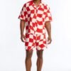 Apex Sector Checkered Cuban Collar Button Up