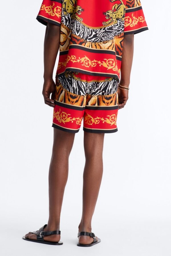 Jungle Royale Baroque Swim Trunk 7″