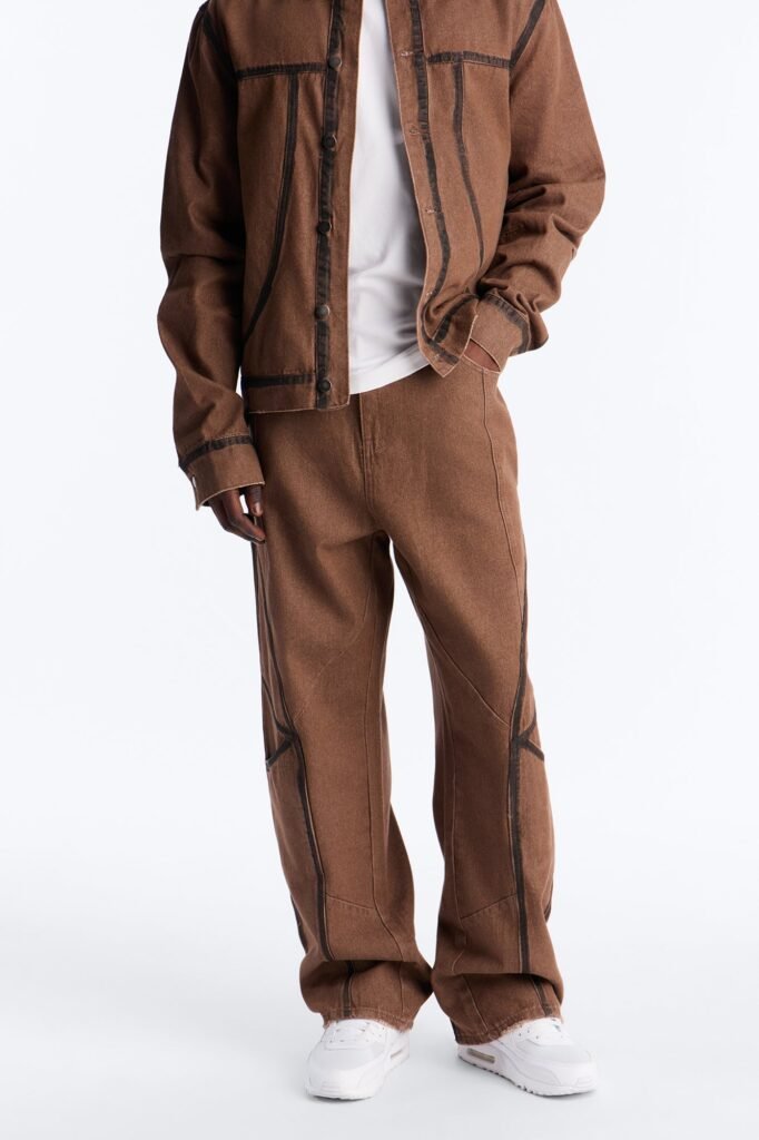 Seeing Lines Baggy Jeans