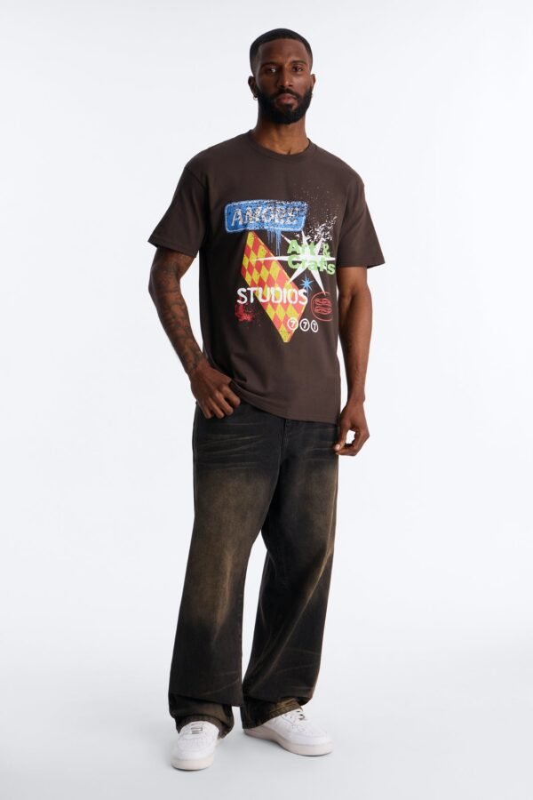 Amore Studios Vintage Oversized Short Sleeve Tee