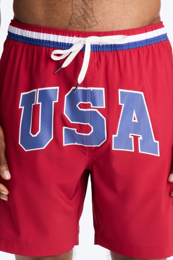 USA Freedom Stars Swim Trunk 7″