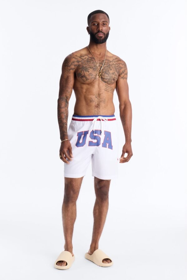 USA Freedom Stars Swim Trunk 7″