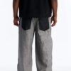 Inside Out Stacked Slim Flare Raw Denim Jean