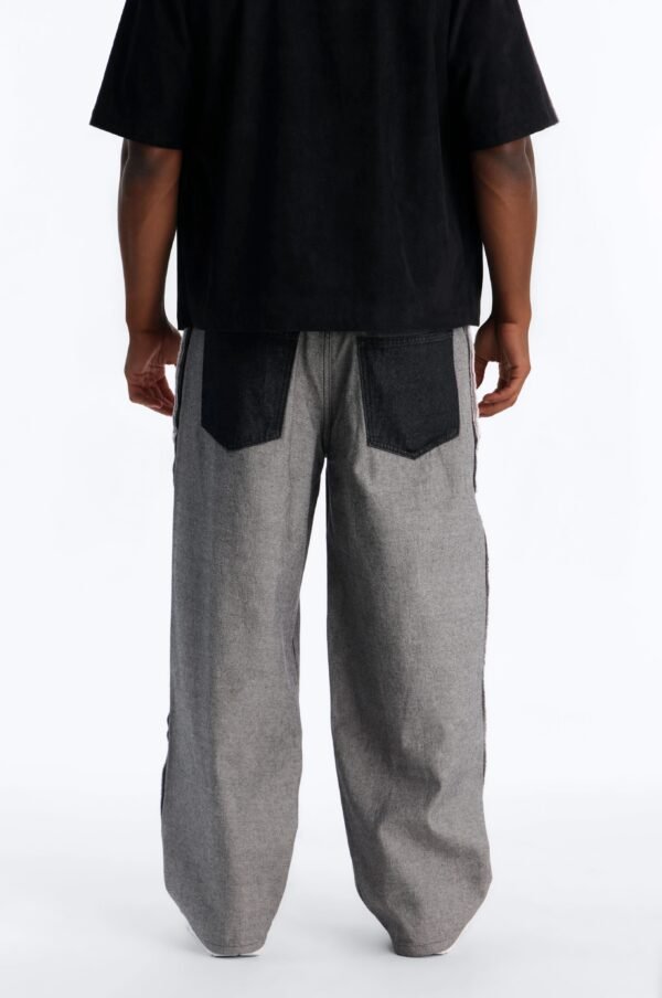 Inside Out Stacked Slim Flare Raw Denim Jean