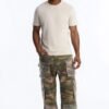 Baggy Rhinestone Combat Cargo Jean