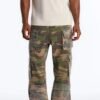 Baggy Rhinestone Combat Cargo Jean