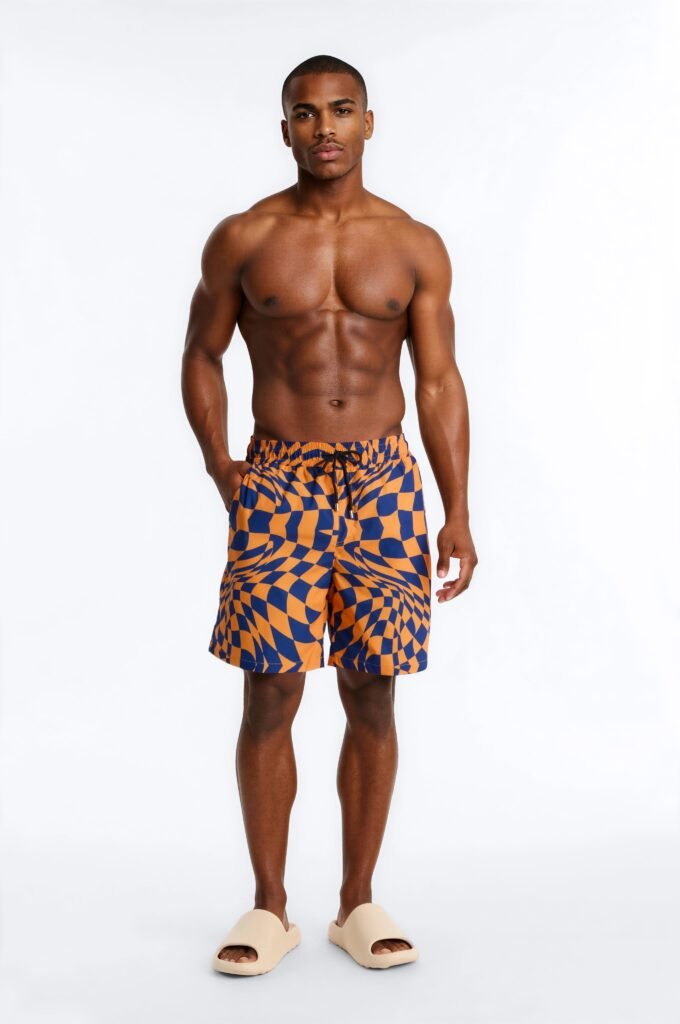 Checkered Daybreak Swim Trunk 7″