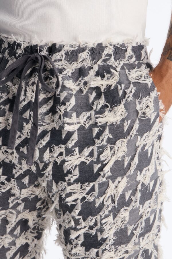 Straight Houndstooth Nomad Pant