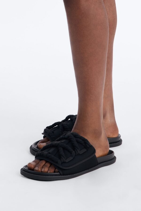 Roped Detail Slip On Slide