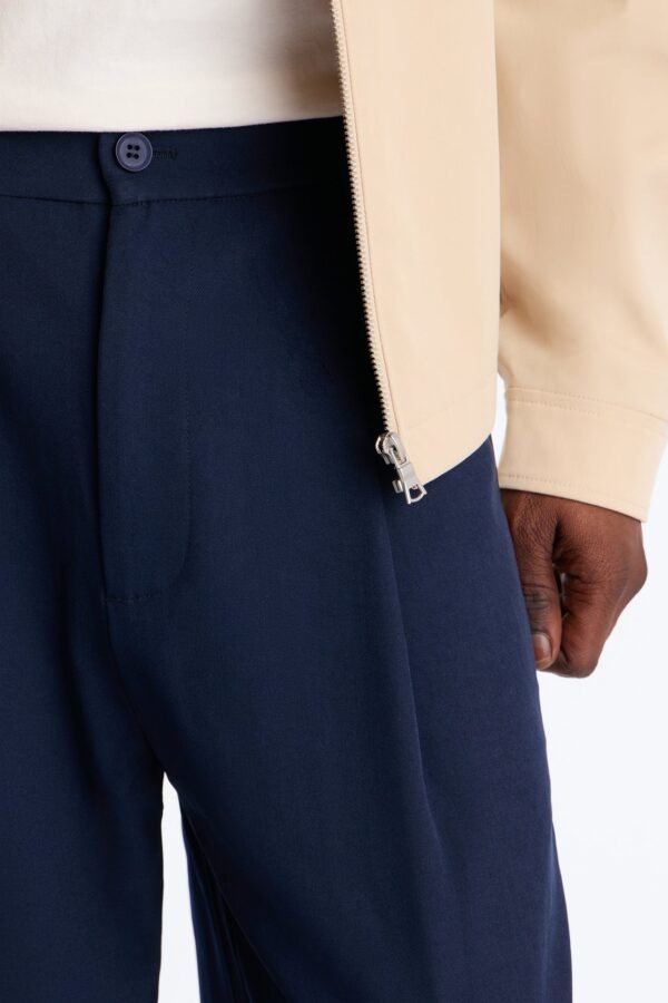 Satin Side Stripe Wide Leg Trouser
