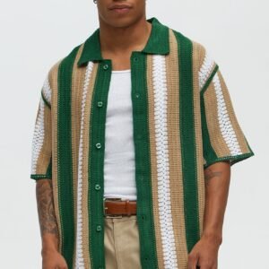 05-07-25_S7_25_ZDF01V510127_Greencombo_KJ_DJ_11-03-50_120681_PXF.jpg Brock Striped Crochet Collar Button Down Shirt
