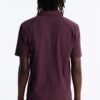 Terrance Textured Stripe Johnny Collar Polo