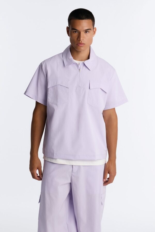 Gable Pocket Quarter Zip Polo