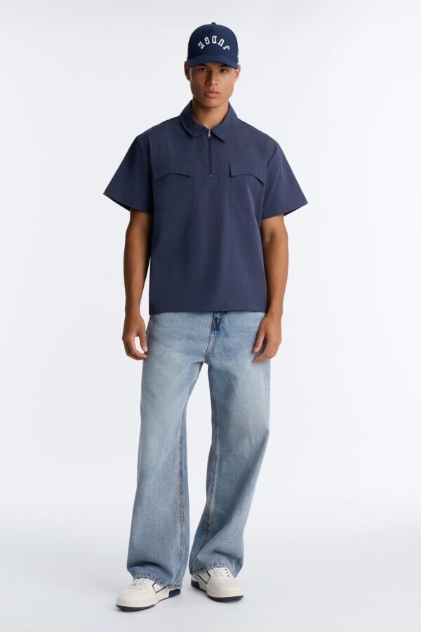 Gable Pocket Quarter Zip Polo