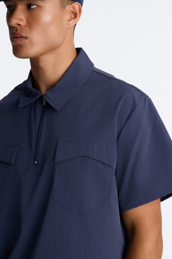 Gable Pocket Quarter Zip Polo