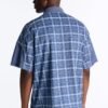 Downtown Plaid Relaxed Johnny Collar Polo