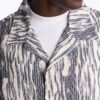 Starry Night Cuban Collar Button Up Shirt