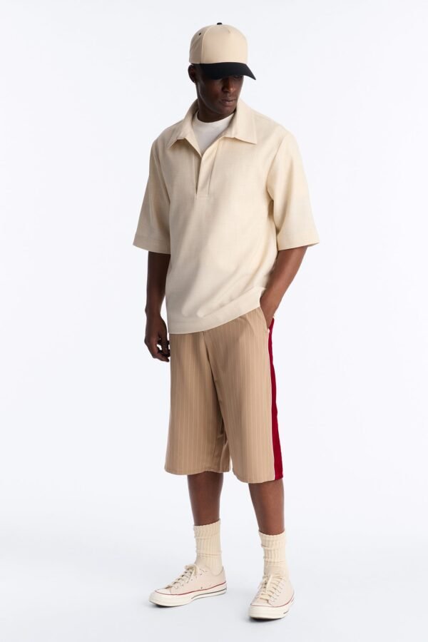 Baggy Elevated Side Stripe Short