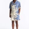 Abstract Mykonos Swim Trunk 7″