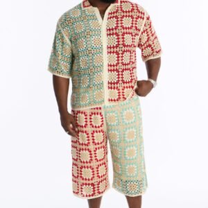 La Playa Crochet Cross Stitch Short