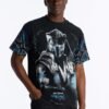 Mortal Kombat Sub Zero Heavy Weight Boxy Short Sleeve Tee