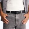 Obsidian Night Metal Eyelet Belt