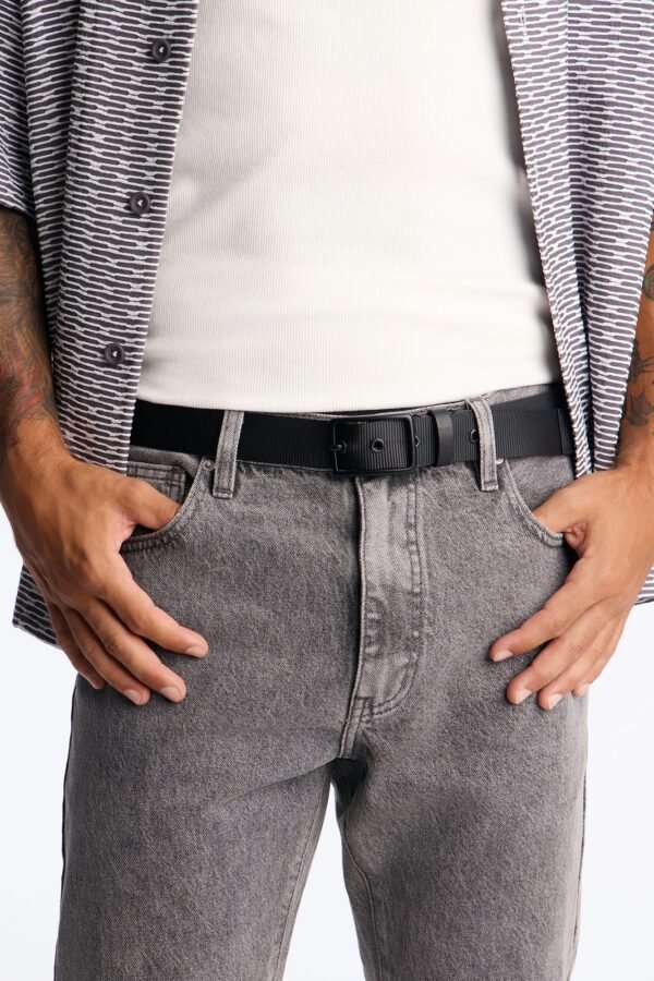 Obsidian Night Metal Eyelet Belt