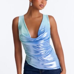 06-11-26_S2_25_SHT8806_Bluecombo_LB_AM_14-05-40_38325_PXF.jpg Melinna Ombre Metallic Cowl Neck Top