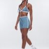 ProStretch™ 4″ Contrast Trim High Rise Biker Short